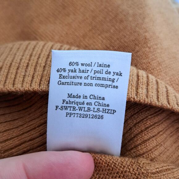 Everlane The Luxe Merino Half-Zip Sweater Sz XS - Picture 8 of 10